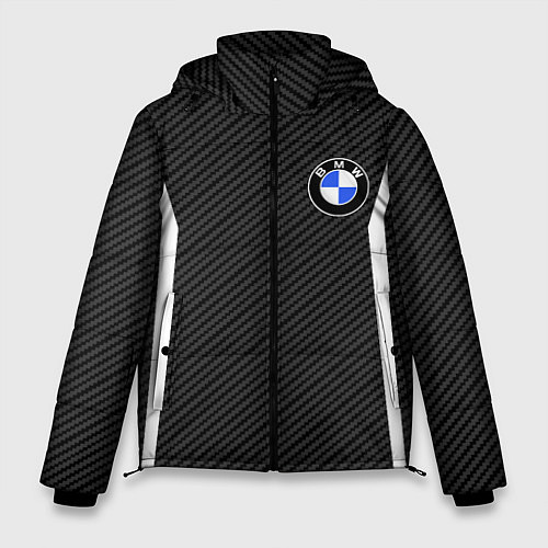 Мужская зимняя куртка BMW CARBON БМВ КАРБОН / 3D-Красный – фото 1