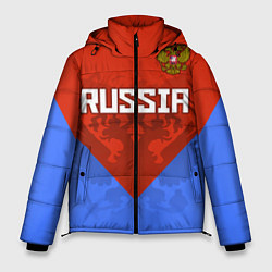 Куртка зимняя мужская Russia Red & Blue, цвет: 3D-красный