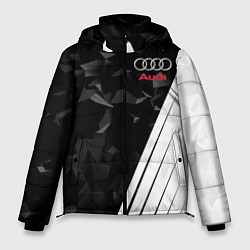 Куртка зимняя мужская Audi: Black Poly, цвет: 3D-черный