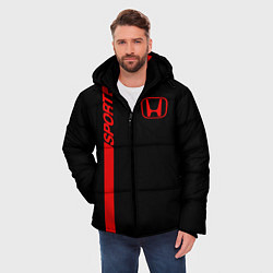 Куртка зимняя мужская HONDA SPORT, цвет: 3D-черный — фото 2