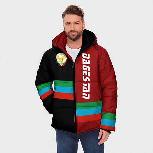 Мужская зимняя куртка Dagestan / 3D-Черный – фото 3