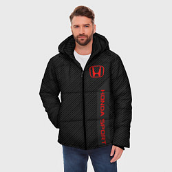 Куртка зимняя мужская Honda: Sport Line, цвет: 3D-красный — фото 2