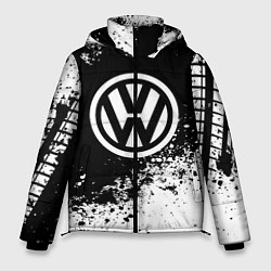 Куртка зимняя мужская Volkswagen: Black Spray, цвет: 3D-черный