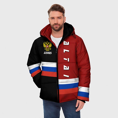 Мужская зимняя куртка Altai, Russia / 3D-Черный – фото 3