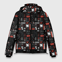 Куртка зимняя мужская Twenty One Pilots: Pattern, цвет: 3D-красный