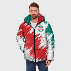 Куртка зимняя мужская FC Liverpool, цвет: 3D-красный — фото 2