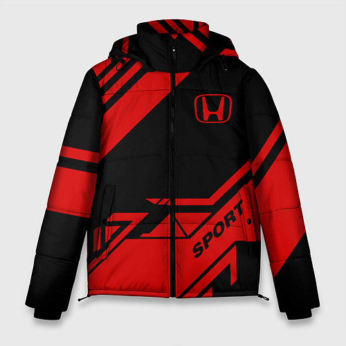 Мужская зимняя куртка Honda: Techno Sport / 3D-Красный – фото 1