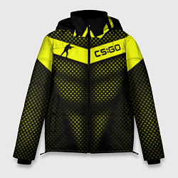 Мужская зимняя куртка CS:GO Yellow Carbon