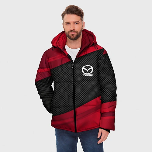 Мужская зимняя куртка Mazda: Red Sport / 3D-Красный – фото 3