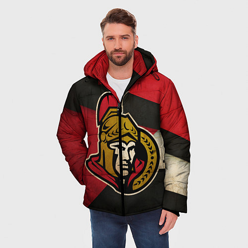 Мужская зимняя куртка HC Ottawa Senators: Old Style / 3D-Черный – фото 3