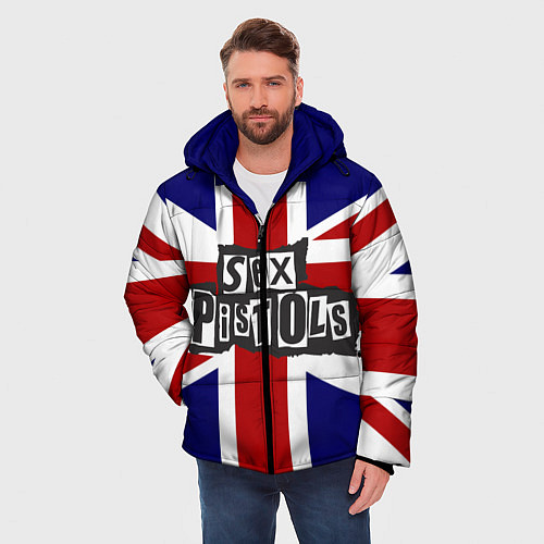 Мужская зимняя куртка Sex Pistols UK / 3D-Красный – фото 3