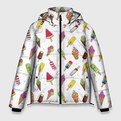 Куртка зимняя мужская Summer Mix, цвет: 3D-черный