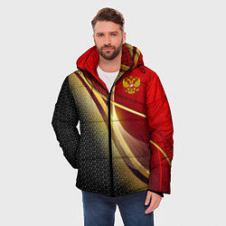Куртка зимняя мужская RUSSIA SPORT: Gold Collection, цвет: 3D-черный — фото 2