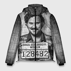 Куртка зимняя мужская Пабло Эскобар, цвет: 3D-светло-серый