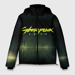 Куртка зимняя мужская Cyberpunk 2077, цвет: 3D-черный