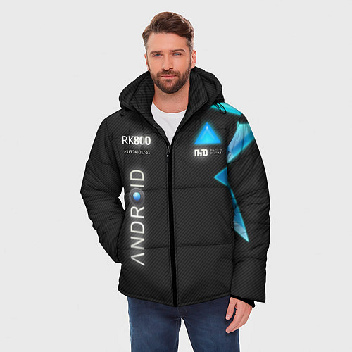 Мужская зимняя куртка Detroit: Android RK800 / 3D-Черный – фото 3