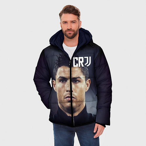 Мужская зимняя куртка RONALDO CR7 / 3D-Светло-серый – фото 3