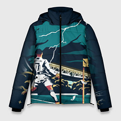 Куртка зимняя мужская Ronaldo lightning, цвет: 3D-черный