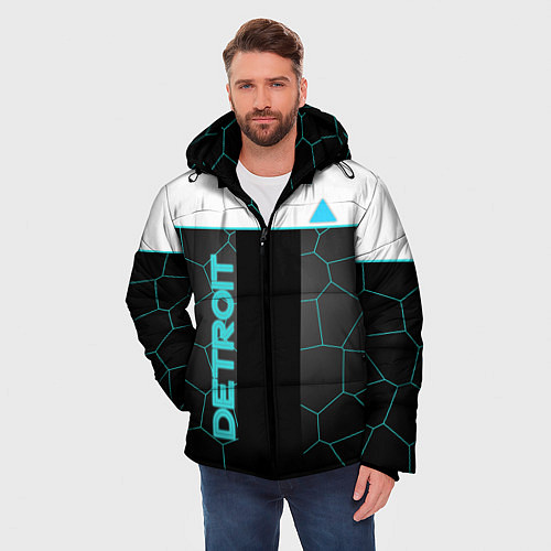 Мужская зимняя куртка Detroit Human / 3D-Черный – фото 3