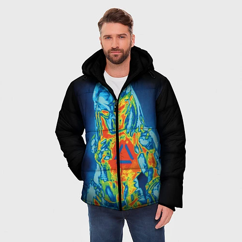 Мужская зимняя куртка Predator Vision / 3D-Черный – фото 3