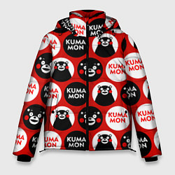 Куртка зимняя мужская Kumamon Pattern, цвет: 3D-красный