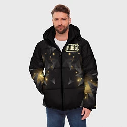 Куртка зимняя мужская PUBG: Night Fireflies, цвет: 3D-черный — фото 2