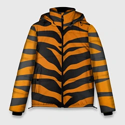 Куртка зимняя мужская Шкура тигра, цвет: 3D-светло-серый