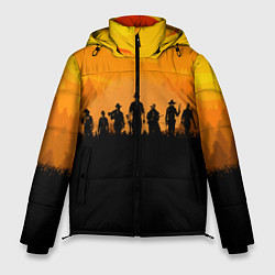 Куртка зимняя мужская Red Dead Redemption: Orange Sun, цвет: 3D-красный