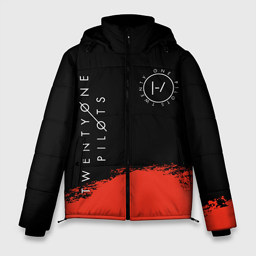 Мужская зимняя куртка 21 Pilots: Red & Black / 3D-Красный – фото 1