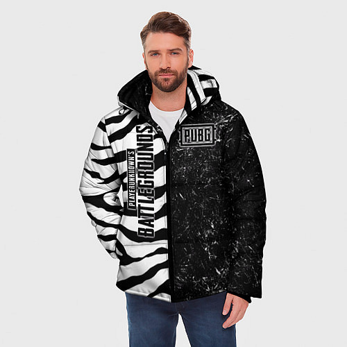 Мужская зимняя куртка PUBG: Zebras Lifestyle / 3D-Черный – фото 3