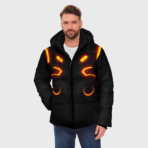Мужская зимняя куртка Fortnite Omega / 3D-Красный – фото 3