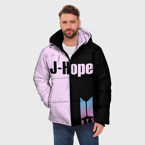 Мужская зимняя куртка BTS J-hope / 3D-Черный – фото 3