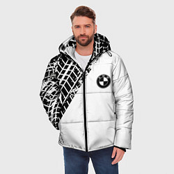 Куртка зимняя мужская BMW, цвет: 3D-светло-серый — фото 2