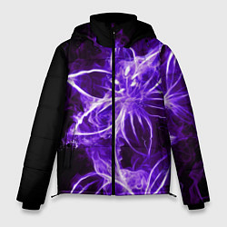 Куртка зимняя мужская Цветок Тьмы, цвет: 3D-светло-серый