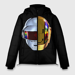 Куртка зимняя мужская Daft Punk: Smile Helmet, цвет: 3D-черный