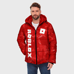 Куртка зимняя мужская ROBLOX: Red Style, цвет: 3D-светло-серый — фото 2
