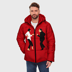 Куртка зимняя мужская Криминальное чтиво, цвет: 3D-красный — фото 2