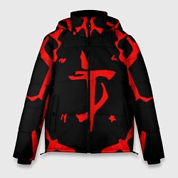 Куртка зимняя мужская DOOM: Red Slayer, цвет: 3D-красный
