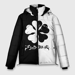 Куртка зимняя мужская Чёрный клевер, цвет: 3D-черный