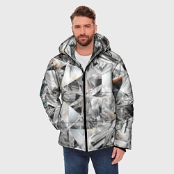 Куртка зимняя мужская Бриллиантовый блеск, цвет: 3D-светло-серый — фото 2