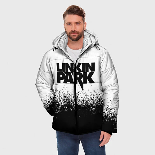 Мужская зимняя куртка LINKIN PARK / 3D-Черный – фото 3