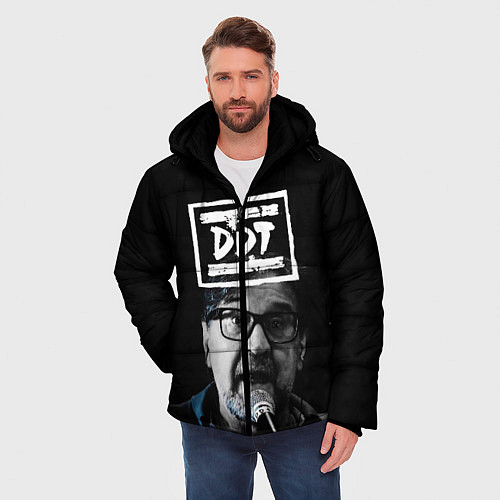 Мужская зимняя куртка ДДТ / 3D-Черный – фото 3