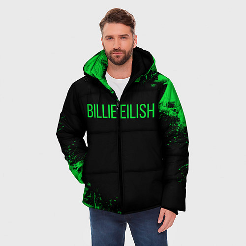 Мужская зимняя куртка Billie Eilish / 3D-Черный – фото 3