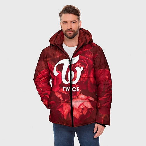 Мужская зимняя куртка TWICE / 3D-Черный – фото 3