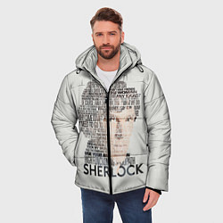 Куртка зимняя мужская Sherlock, цвет: 3D-красный — фото 2