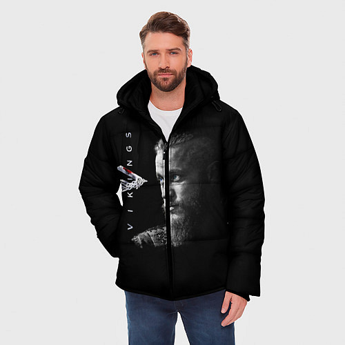Мужская зимняя куртка Vikings / 3D-Черный – фото 3