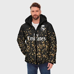 Куртка зимняя мужская Real Madrid 4-th 19-20, цвет: 3D-черный — фото 2