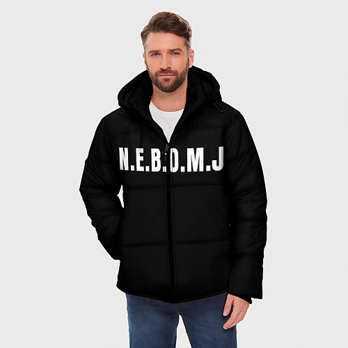 Мужская зимняя куртка NEBOMJ Black / 3D-Черный – фото 3