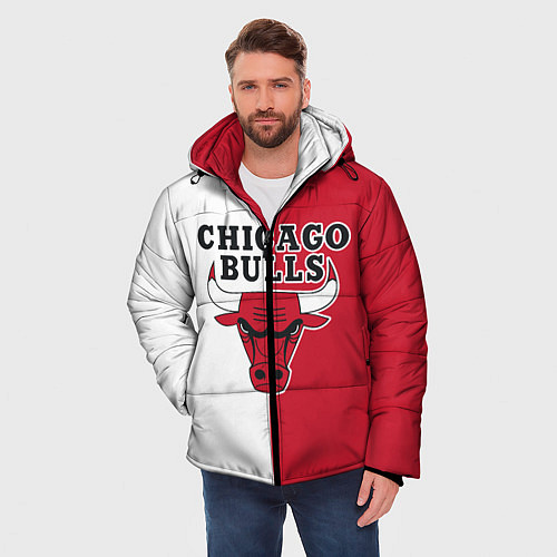 Мужская зимняя куртка CHICAGO BULLS / 3D-Черный – фото 3