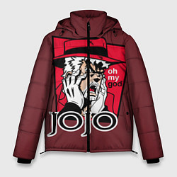 Куртка зимняя мужская Приключения ДжоДжо, цвет: 3D-красный